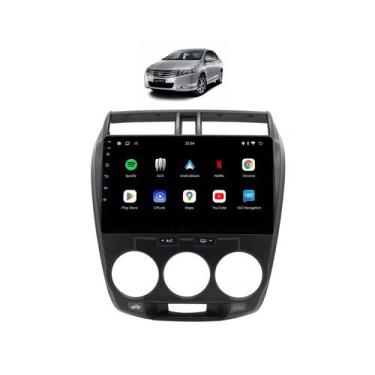 Imagem de Kit Multimídia City 2009 / 2013 Ar Analogico Grafite Android 9 Pol 2/3