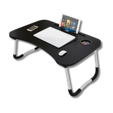 Imagem de Mesinha Apoio Dobrável Cama Sofá Notebook Tablet Refeição Mesa Home Of