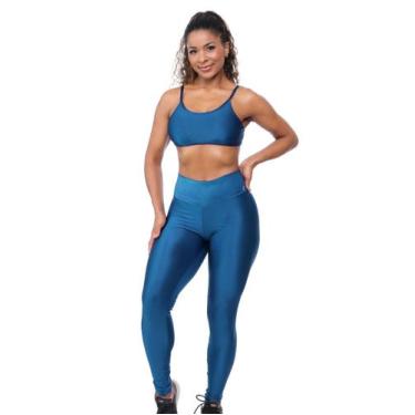 Imagem de Conjunto Fitness Feminino Academia Treino Modelador Zero Transparência