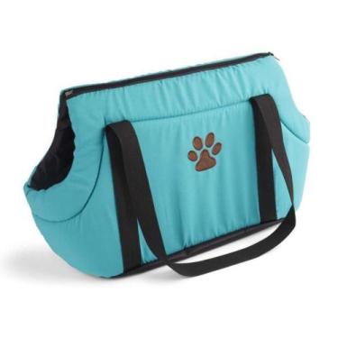 Imagem de Bolsa Para Transporte Pet Cães Gatos It Dog Azul