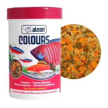 Imagem de Ração de flocos para peixes Alcon Colours - realça a coloração dos pei