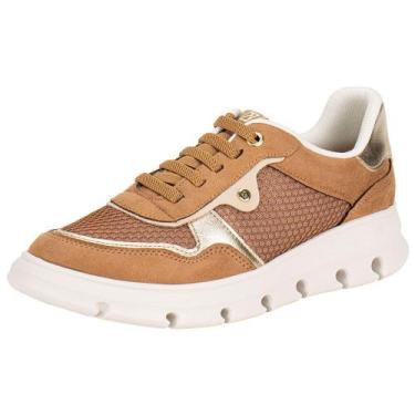 Imagem de Tênis feminino casual piccadilly 938001, Camel, 38