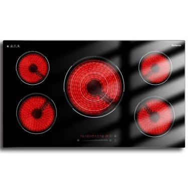 Imagem de Fogão elétrico Karienvir 5 queimadores 36 polegadas 9200W 220V-240V, 5