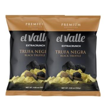 Imagem de Batata Chips Trufa Negra El Valle Importada 150g - 2 Pcts