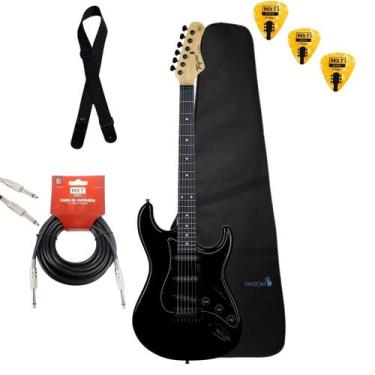 Imagem de Kit Guitarra Elétrica Tagima TW C/Capa Séries TG-500 Stratocaster + Ca