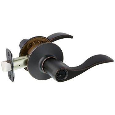 Imagem de Schlage F80-ACC-RH F80-ACC-RH Conjunto de maçanetas de porta para destro e bronze envelhecido