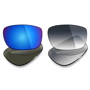 Imagem de 2 pares de lentes polarizadas de substituição da Mryok para óculos de sol Oakley Splinter – Opções