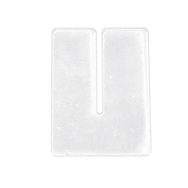 Imagem de Modelo de acrílico, modelo de régua, material acrílico resistente e durável para artesanato para perfuração de couro para adultos