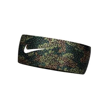 Imagem de Nike Dri-Fit Fury Printed Headband - Treeline/Midnight Navy/White