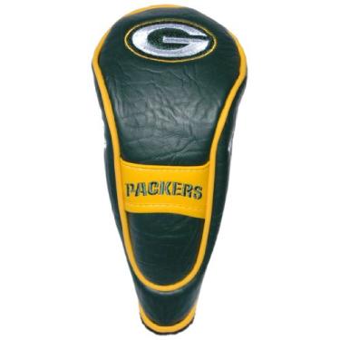 Imagem de Capa de golfe híbrida NFL Team Golf, fecho de veludo para proteção extra de clube, Green Bay Packers, One Size Fits All