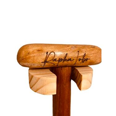 Imagem de Suporte Remo Parede Canoa Havaiana Madeira