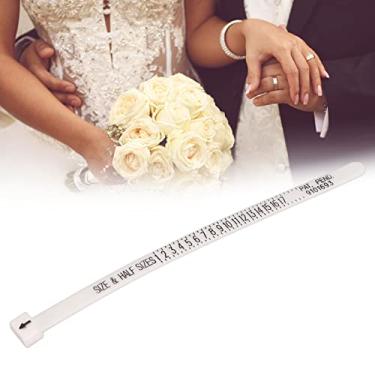 Imagem de Tamanho do anel, anel de ferramenta de medição, fita de medição do dedo, régua de medição de tamanho do dedo, alta precisão, tamanho do dedo, cinto de medida de joias, 1-17 EUA tamanho dos anéis, ferramentas de tamanho do anel, tamanho do anel