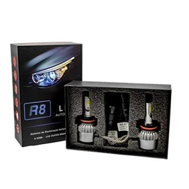 Imagem de Kit Lâmpada Super LED R8 HEADLIGHT H7 Branca 6500K 3000 Lumens JR8 - JH0R8H7