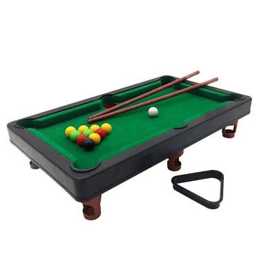 Imagem de Mesa De Mini Sinuca Snooker Bilhar Com Tacos E Bolas