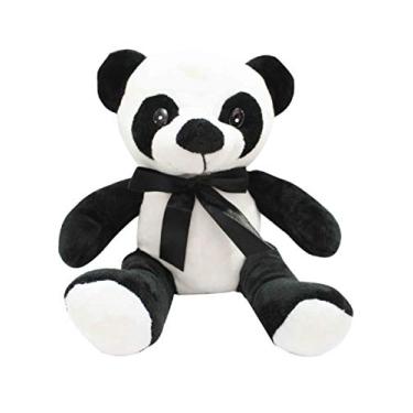 Imagem de Pelucia Bicho Urso Panda Lacinho Gravata 30cm Lindo