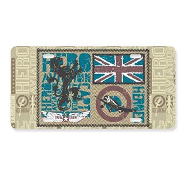 Imagem de DIYthinker Acessório de aço inoxidável para decoração de carro com bandeira de leão