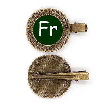 Imagem de Grampo de cabelo Simplistic France Símbolo de moeda FRF grampo de cabelo