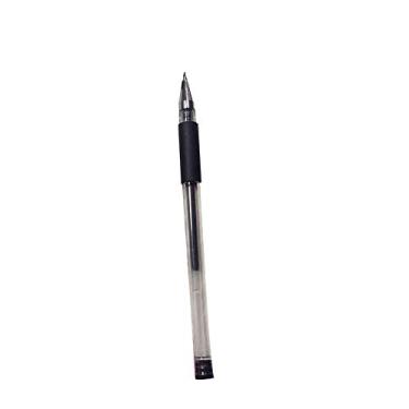 Imagem de Grey990 6 canetas de tinta gel, ponta fina de 0,5 mm, tinta preta/vermelha/azul, canetas de gel para escrita suave para estudantes, materiais de escritório, preto