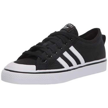 Imagem de adidas Originals Sapatos Nizza Masculinos, Núcleo preto/nuvem/branco nuvem, 6
