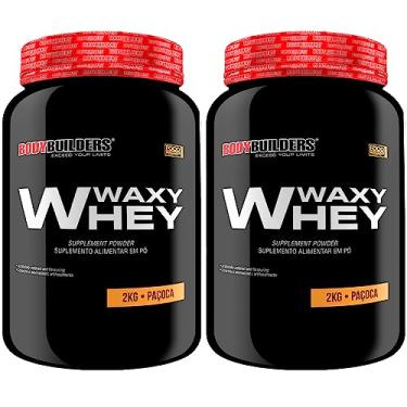 Imagem de Kit 2x Whey Protein Waxy Whey (35%) 2kg - Bodybuilders Sabor Paçoca