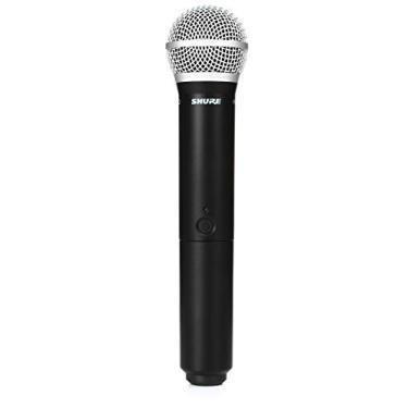 Imagem de Shure Transmissor portátil BLX2/B58 com cápsula de microfone vocal PG58 - para uso com sistemas de microfone sem fio BLX, receptor vendido separadamente | Banda J11 (BLX2/PG58=-J11)