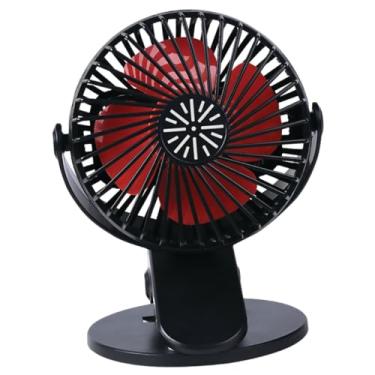 Imagem de Zerodeko 1 Unidade ventilador de mesa ventilador com braçadeira fã ventilador portátil ventilador recarregável ventoinha USB vento forte ventilador de carregamento aluna