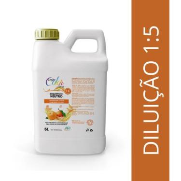 Imagem de Shampoo Tangerina Citrus Com Semi Di Lino-5 Litros Atual Pet