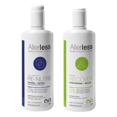 Imagem de Kit Spray Re Nutre 240ml + Shampoo Recover 240ml Allerless