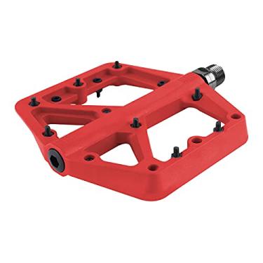 Imagem de Pedal de bicicleta de montanha plano BMX/MTB Pedal de bicicleta (vermelho)