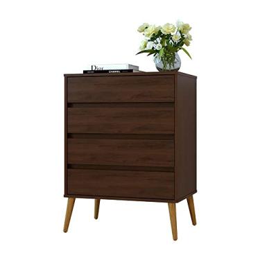 Imagem de Cômoda Quarto 04 Gavetas Fiori Jacaranda