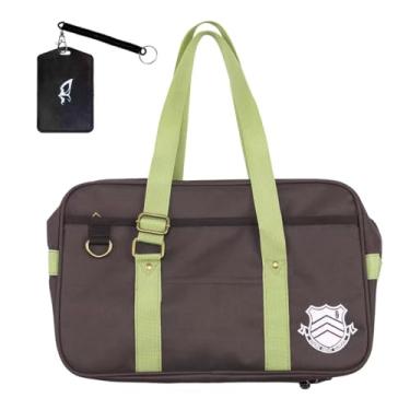 Imagem de Ita Bag Anime JK Bolsa Uniforme Grande Bolsa de Ombro Portátil, Marrom