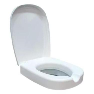 Imagem de Assento Sanitário Retangular Elevado 7,5cm Mebuki