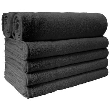 Imagem de Pb - Kit Toalha De Rosto Para Salão Preto 96 Unidades - Profissional B