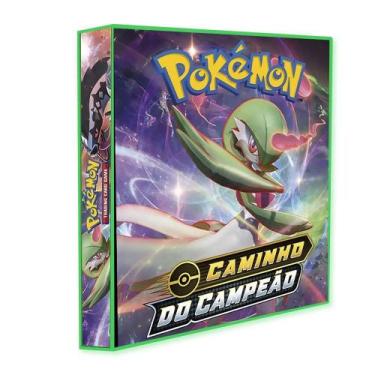 Imagem de Álbum Pasta Fichário Pokémon Caminho do Campeão Capa Dura Reforçado Pa