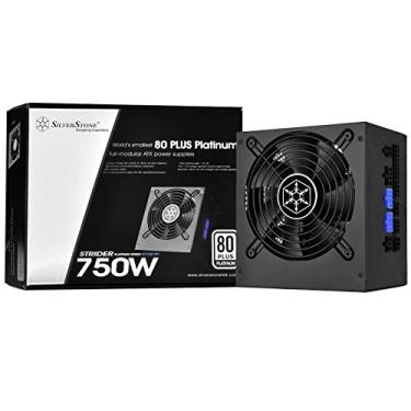 Imagem de SilverStone Technology 750W 80 Plus Platinum certificado Single + 12V Rail ATX Fonte de alimentação, PS-ST75F-PT