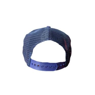 Imagem de Boné Trucker Liso Telinha Aba Curva - Rustico's Company, Azul