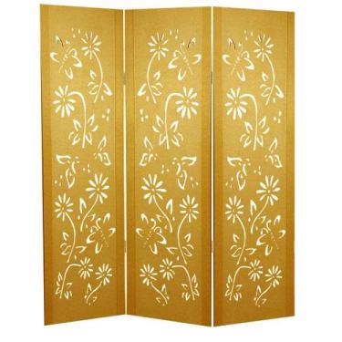 Imagem de Biombo Margarida 3 Folhas sem Pezinhos - ComercialMasul