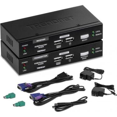 Imagem de TRENDnet Kit Extensor KVM para distâncias de até 100 m TK-EX4 Garantia