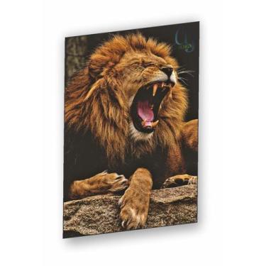 Imagem de Quadro Decorativo Mosaico Leão Rugindo - AJA Design