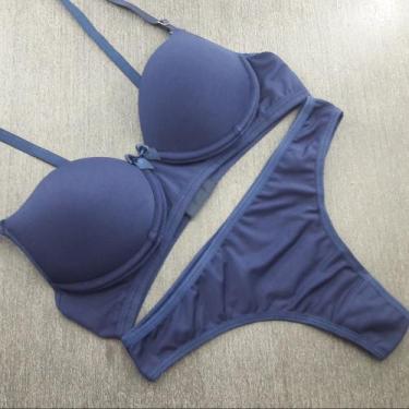 Imagem de Conjunto Lingerie Bojo Fio Lisa Básica Dia a Dia - Beleza Brasileira, 