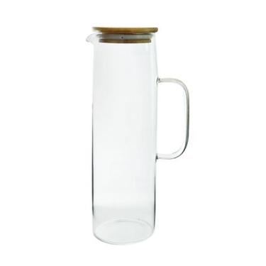 Imagem de Jarra de vidro com tampa de bambu 1,5litros - Cosy