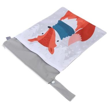 Imagem de Organizador do Saco de Fraldas, Sacos de Lavanderia Laváveis ​​do Saco Molhado do bebê Com Zíper Duplo Saco Seco Molhado Reusável para a Piscina da Praia do Curso (ES006-QW41)