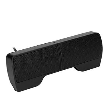 Imagem de Alto-falantes de Computador Monitor Soundbar Som Estéreo Com Fio Usb Com Clipe de Tela para Monitor Notebook Tablets Tv