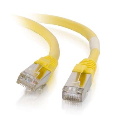 Imagem de C2G Cabo 00865 Cat6 - Cabo de rede Ethernet blindado Snagless, amarelo (2,13 metros)