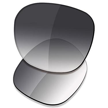 Imagem de SAUCER Lentes de reposição premium para óculos de sol Oakley Garage Rock OO9175 High Defense - Cinza degradê polarizado