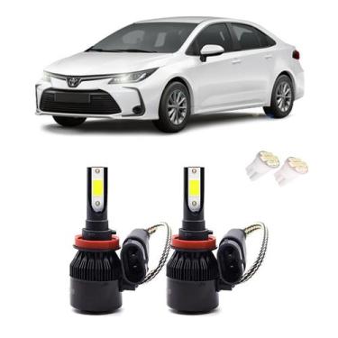 Imagem de Kit de Lâmpadas Led Tech One 8000k Azulado Farol Baixo Corolla 2015 20