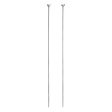 Imagem de HARFINGTON 2 pinos ejetores retos de 5/162.6 cm de diâmetro 250 mm (10") de comprimento SKD61 perfuradores de ponta redonda de aço para fabricação de matrizes manutenção mecânica