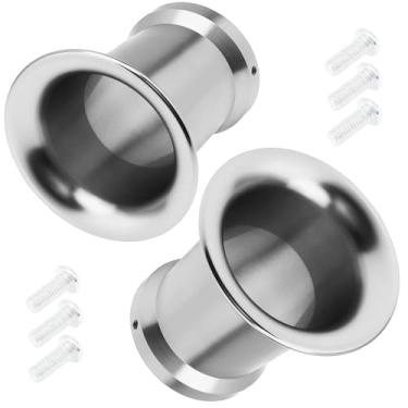 Imagem de Windance 2 peças 50 mm 5.0 cm filtro de ar carburador trompete velocidade pilha funil competitivo para PE VM 21 mm 24 mm 26 mm 28 mm 30 mm, copo de buzina de vento de entrada de carburador de alumínio