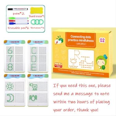 Imagem de Caderno Infantil Didático Reutilizável Educativo Magico