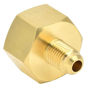Imagem de W21 a 1/4 Adaptador de Preenchimento de Refrigerante SAE - Material de Latão, Sem Vazamento de Gás, Compatível Com R32 R134A